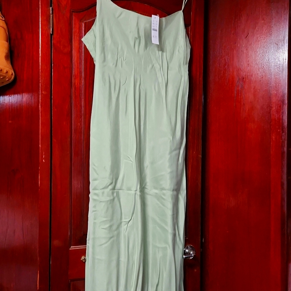 J Crew cupro slip dress